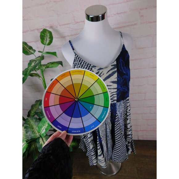 Banana Republic Blue and White Midi Dress - Picture 8 of 10